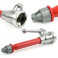 Prądownica do węża strażackiego 1'' SilverTools 26 mm z zaworem