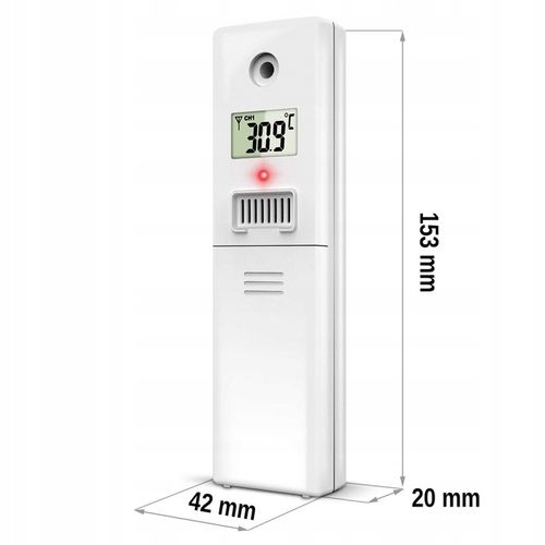 BEZPRZEWODOWY CZUJNIK TEMPERATURY DO STACJI POGODY NADAJNIK na Arena.pl