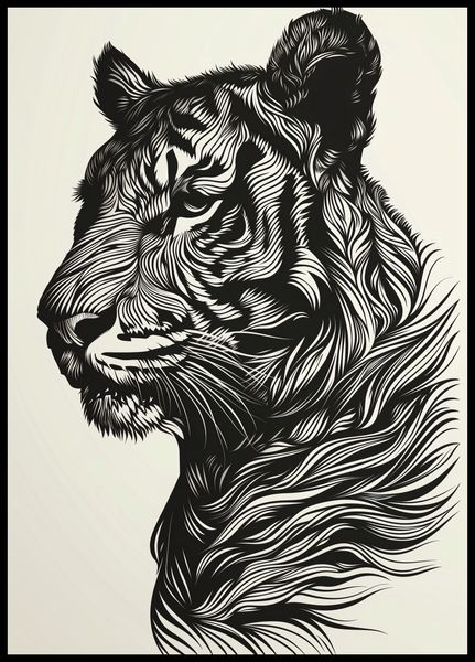 Plakat 64x90cm Tygrysi Gwizd zdjęcie 2