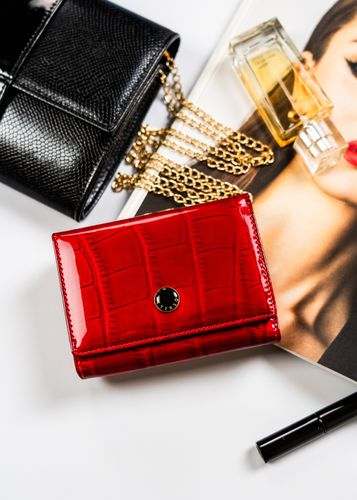 portfel damski skórzany ptn 15-09-cb-8782 red na Arena.pl