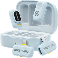 Hollyland LARK A1 Combo Sky Blue, with USB-C+ Lightning