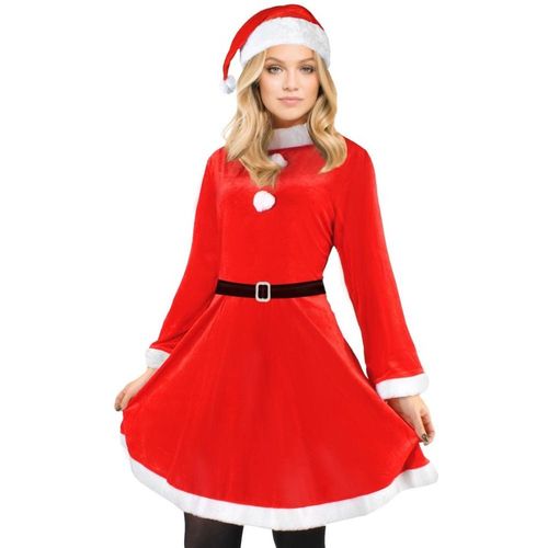 Strój Mikołajki Śnieżynki Sukienka Czapka Pasek Kostium Świąteczny na Arena.pl