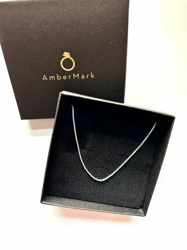 Łańcuszek srebrny simple 50 cm SREBRO 925 DAMSKI delikatny zdjęcie 5