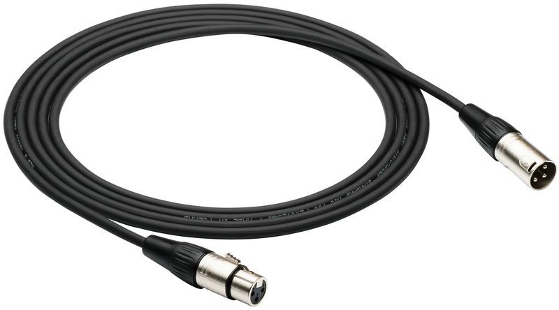 Kabel przewód mikrofonowy XLR XLR 1,5 m 0,23mm czarny Red's Music MC0115 PL zdjęcie 2