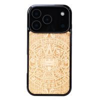drewniane etui bewood do iphone 17 pro kalendarz aztecki aniegre