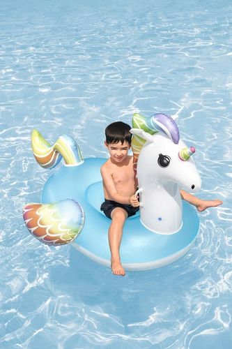 41114 Dmuchany JEDNOROŻEC materac 1,55 mx1,19 CM DLA DZIECI UCHWYTY BESTWAY na Arena.pl