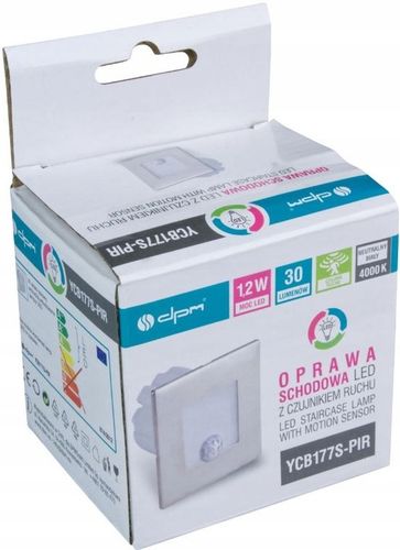 Lampka schodowa LED z czujnikiem ruchu 230V na Arena.pl