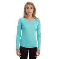 Damska koszulka Solar z długim rękawem do sublimacji - Water Blue XXL