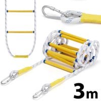 Drabina sznurowa linowa pleciona na dach HIGHER 3m FIBERGLASS dekarska