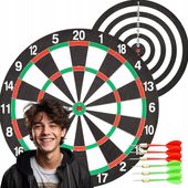 TARCZA DO GRY W DART RZUTKI LOTKI DUŻA 42 CM HOBBY WAKACJE CZAS WOLNY