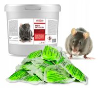 TRUCIZNA NA MYSZY SZCZURY PRZYNĘTA PASTA 5KG