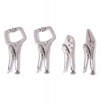 SZCZYPCE ZACISKOWE SPAWALNICZE ZESTAW 4 SZTUKI ŚCISKI ZACISKI KLESZCZE