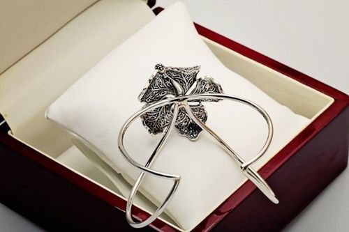 Srebrna bransoleta BDM4106 - Markazyty na Arena.pl