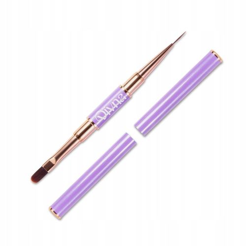 DIVNA Pędzel Płaski+Cienki 11 mm do zdobienia żel bazy french mani na Arena.pl