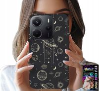 ETUI DO XIAOMI NOTE 14 4G - KOSMOS PLANETY GWIAZDY KSIĘŻYC + SZKŁO