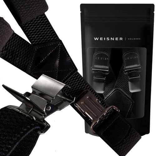 WEISNER Y | SZEROKIE SZELKI DO SPODNI NARCIARSKICH ROBOCZYCH CZARNE MOCNE na Arena.pl