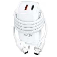 Szybka ładowarka sieciowa do telefonu usb-c 35w zasilacz wtyczka kabel