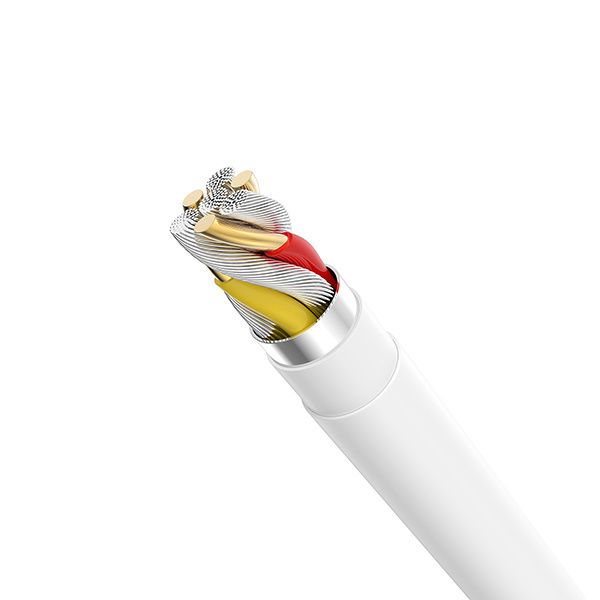 Kabel T-Phox Nets USB A - USB Typ C 1,2m biały zdjęcie 4