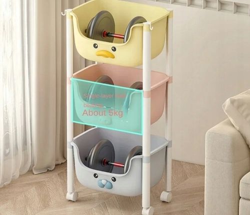 PLASTIKOWY POJEMNIK REGAŁ KOSZ NA ZABAWKI 3 SZUFLADY na Arena.pl