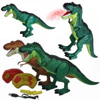 LT237 DINOZAUR STEROWANY R/C Z PARĄ RYCZY CHODZI ŚWIECI T-REX
