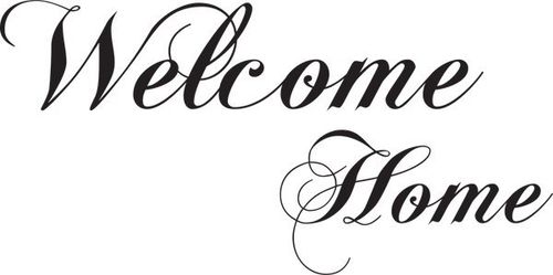 200 100CM NAKLEJKA WELCOME HOME ŚCIENNY na Arena.pl