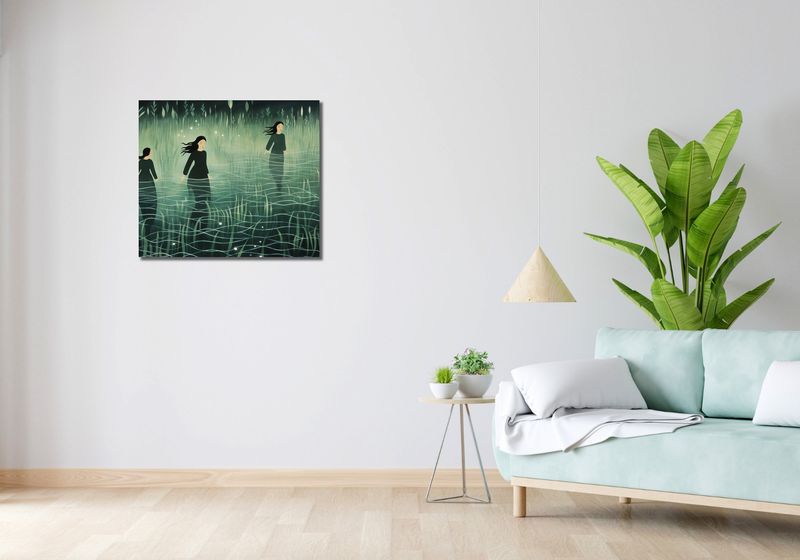Obraz 70x60cm Pośród Ciszy zdjęcie 2