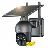 KAMERA SOLARNA ZEWNĘTRZNA OBROTOWA WIFI 5MP NA BATERIE 8000mAh 4x ZOOM 6W