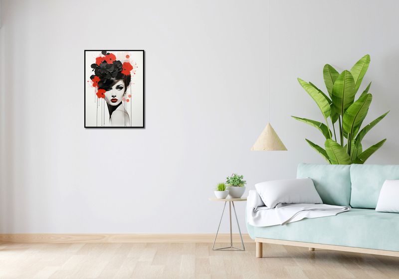 Plakat 50x65cm Kwiatowa Pasja zdjęcie 4
