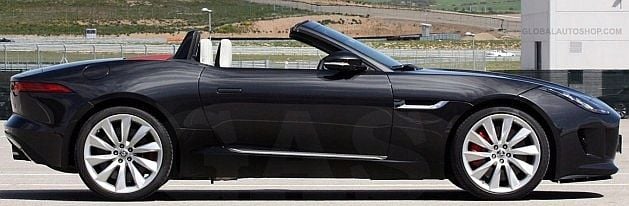 JAGUAR F-Type - Listwy CHROM na drzwi boczne dekoracyjne chromowane zdjęcie 1