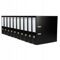 Segregator dźwigniowy A4/75 czarny Atakto - 10szt.