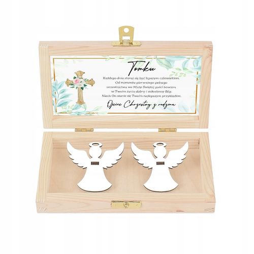 Pamiątka Komunii Świętej dla Chłopca Prezent na Komunię Pudełko na Arena.pl