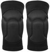 OCHRANIACZE NA KOLANA ELASTYCZNE CZARNE Nakolanniki JOGA SIATKÓWKI
