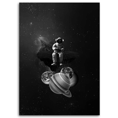 Obraz na płótnie – Canvas, Kosmos abstrakcja 50x70 na Arena.pl