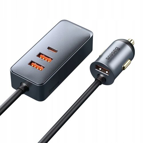 ŁADOWARKA SAMOCHODOWA BASEUS 3xUSB + USB-C 120W na Arena.pl