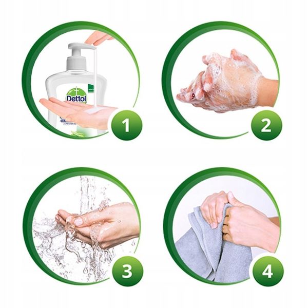 DETTOL mydło w płynie do rąk Zestaw 3x 500 ml z Aloesem zdjęcie 3