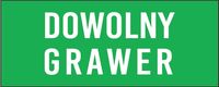 Tabliczka grawerowana Laminat 7x3 100szt DOWOLNY GRAWER napis logo zielona