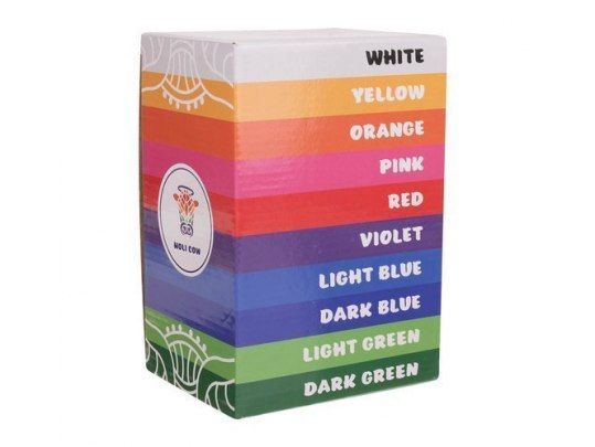 Holi powder kolory proszek festiwar kolorów 10szt zdjęcie 3