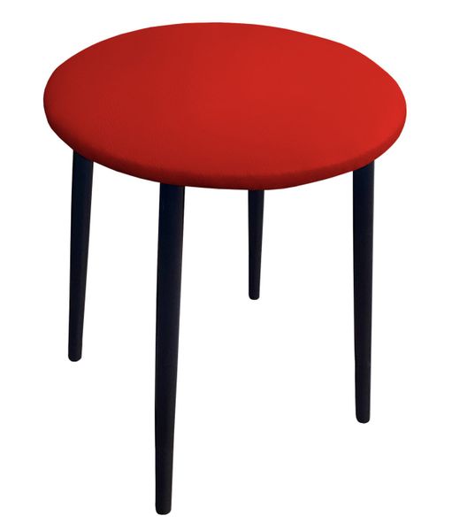 Taboret TRIX D15 czerwony podstawa czarna zdjęcie 1