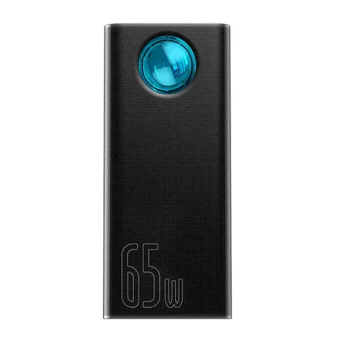 powerbank baseus amblight 30000mah, 4xusb, usb-c, 65w (czarny) na Arena.pl