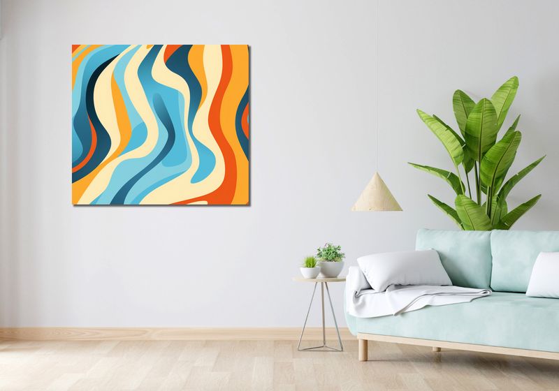 Obraz 100x90cm Tańczące Fale zdjęcie 2