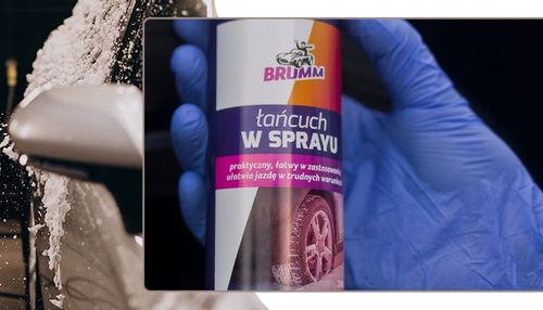 ŁAŃCUCH ŚNIEGOWY W SPRAYU BRUMM NA OPONĘ 200 ml na Arena.pl
