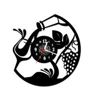Zegar ścienny z płyty winylowej 238.13 Wino