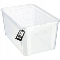 KADAX Pojemnik Organizer 17L Pudełko Zabawki Plastikowe Z Pokrywą Bezbarwny