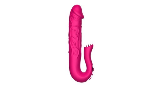 Realistic Tongue Stimulating Dildo Vibrator na Arena.pl