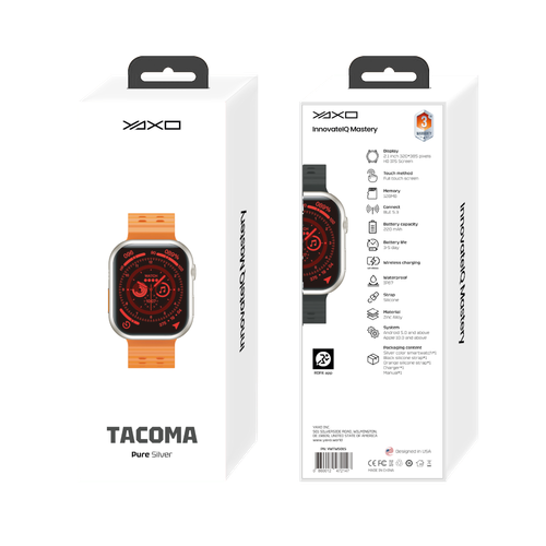 YAXO Smartwatch TACOMA Pure Silver na Arena.pl