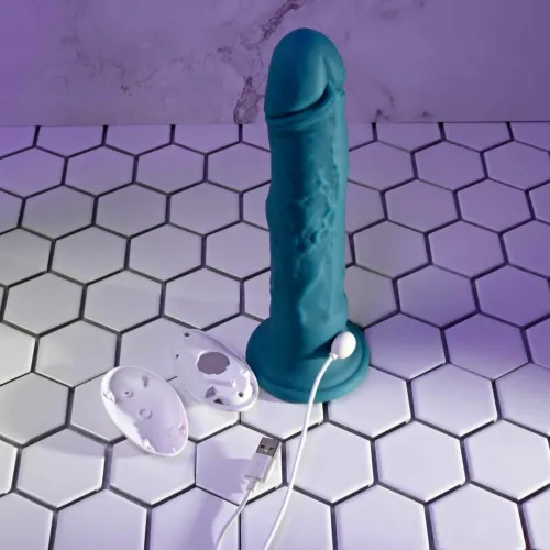 evolved ultimate pleasure vibrator 24.5 cm z pilotem, silikonowy na Arena.pl