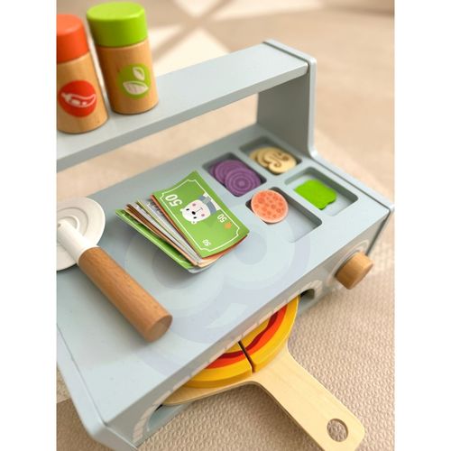 DLA DZIECI  PIZZERIA DREWNIANY PIEC DO PIZZY AKCESORIA na Arena.pl