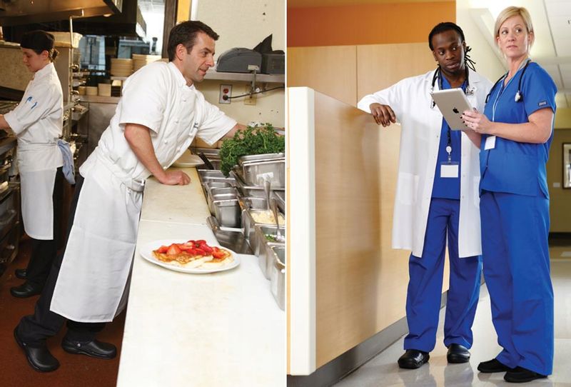 Męskie Chodaki Klapki Do Pracy Crocs Bistro 36-37 zdjęcie 12