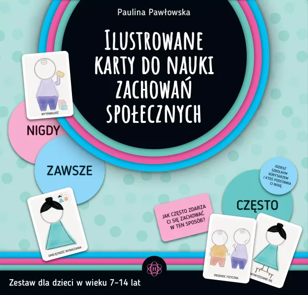 Ilustrowane karty do nauki zachowań społecznych zdjęcie 1