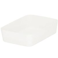 Pojemnik do szuflady 13x18cm wielofunkcyjny wkład, organizer kremowy